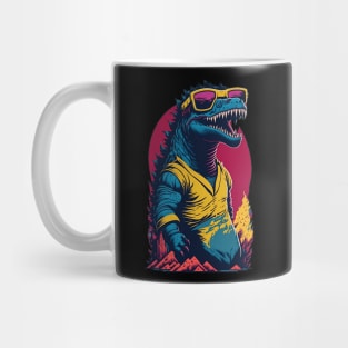 Retro Godzilla Mug